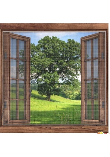 Büro Ev Ofis Haşere Hijyeni İçin Yapışkanlı Çift Kanatlı Sineklik