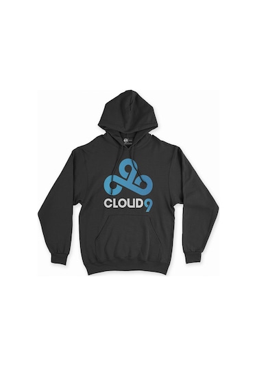 Cix Cloud 9 Siyah Kapşonlu Sweatshirt Hoodie SIYAH