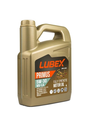 Lubex Primus Mv-La 5W-30 Tam Sentetik Motor Yağı 4 L