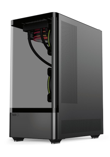 Gametech Intense Siyah Tuş Kontrol Rgb 5x120 Mm Fanlı Gaming Kasa