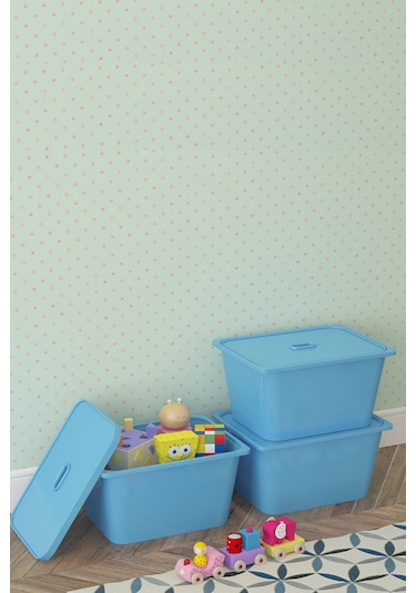 Pratico 3DS3K Derin Oyuncak Sepeti 3 Adet - Mavi