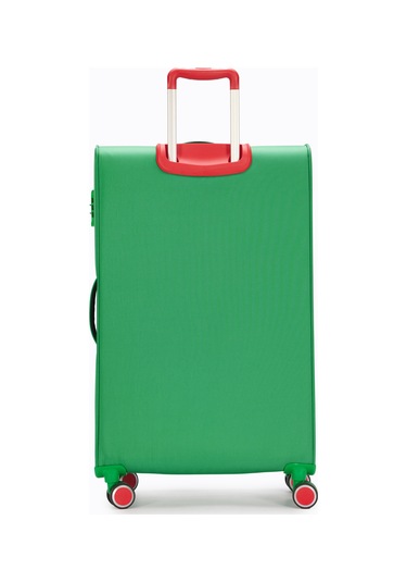 United Colors Of Benetton Ultra Light Kumaş Büyük Boy Valiz Yeşil Bnt2800 Yeşil