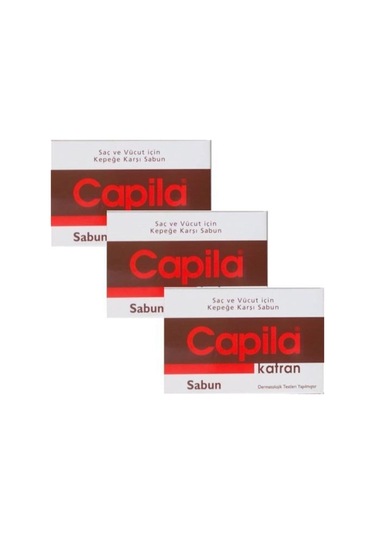 Capila Katranlı Sabun  3 x 90 G