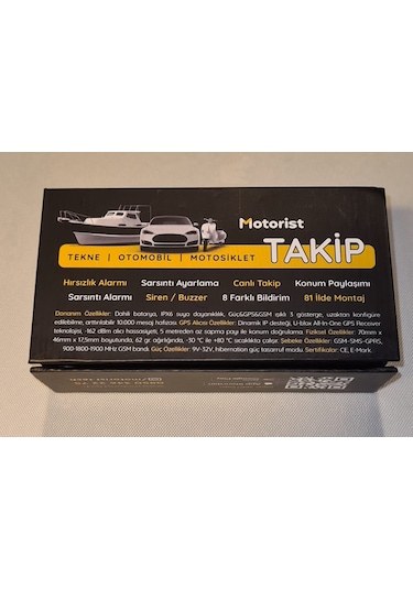 Motorist Motosiklet Takip Sistemi 24 Ay
