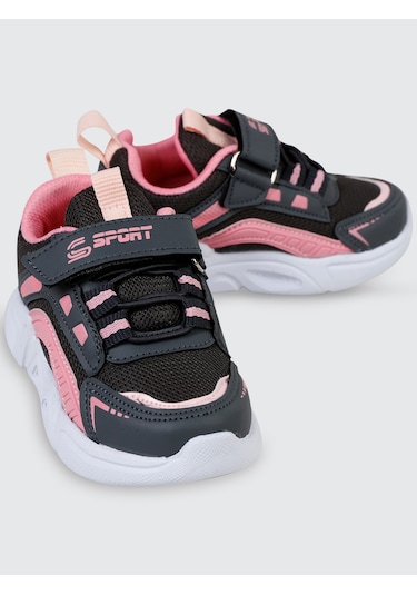 Civil Sport Kız Çocuk Spor Ayakkabı 21-25 Numara Füme-pembe Füme-Pembe
