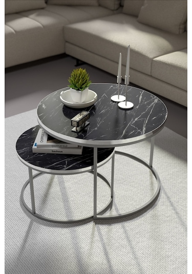 Orta Sehpa Ikili Lüx Specıal Gümüş Bendir