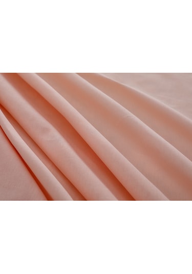Colourful Fitted Çarşaf Çift King Size - Somon