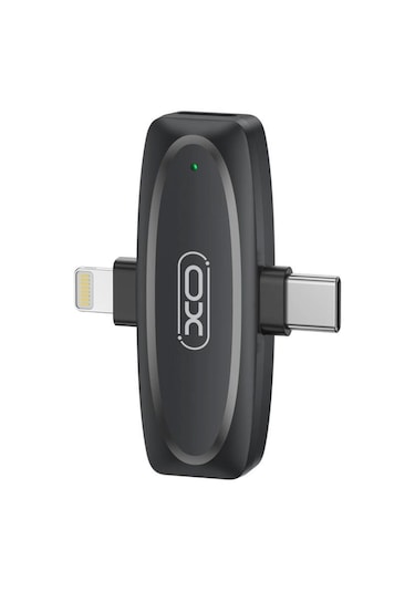 Mkf10 2'si 1 Arada Type-c Ve Lightning Kablosuz Mikrofon