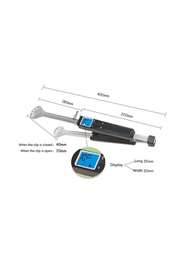 Ganzhoushop Termometresi Sones Paslanmaz Klips İşlevli Hd916 Gıda Fonksiyonlu Çok Amaçlı Çelik Wr