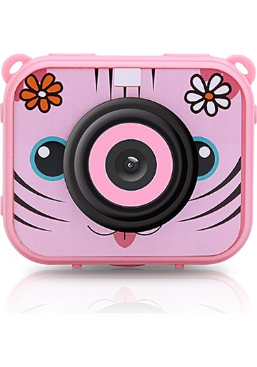Xiyyadms Çocuklar İçin At-g20 Spor Dijital Kamerası - 30 Metre Su Geçirmez Kılıf, 1080p Hd Video, 12mp Fotoğraf, Pil Dahil, Pembe