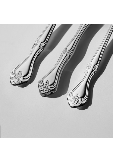 Nehir Lalezar Saten 12 Kişilik 89 Parça Kutulu Çatal Kaşık Bıçak Takımı