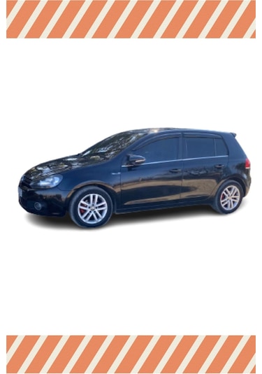 Volkswagen Golf 6 2010-2013 Modellerine Özel 4'lü Mügen Tip Cam Rüzgarlığı