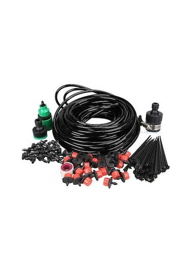 Pazly 25m Dıy Damla Sulama Sistemi, Otomatik Bahçe Hortumu, Mikro Damla Kitleri, Ayarlanabilir Damlatıcılar