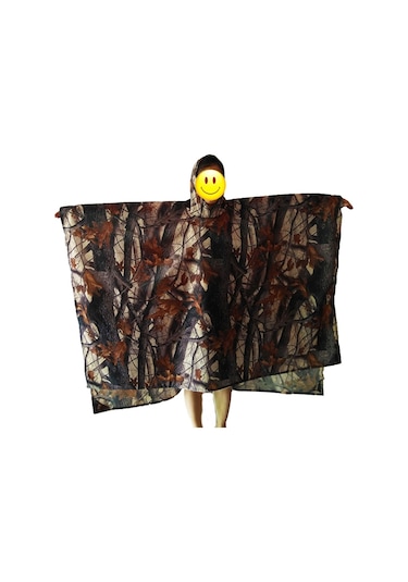 Sones 3'ü 1 Arada Açık Hava Taşınabilir Çok İşlevli Kamuflaj Sırt Çantası Yağmurluk Çok Renkli