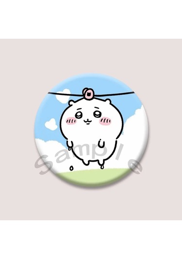 Sevimli Chiikawa Rozeti Karikatür Animasyon Periferik Yaka Iğneler Teneke Yuvarlak 32mm Style 17 32mm Çok Renkli