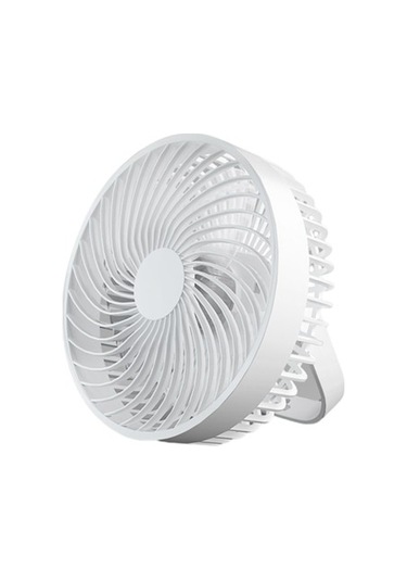1200 Mah Plastik Elle Tutulan Fan, Basit Ve Taşınabilir, Güçlü Rüzgarlı Küçük Fan Için Uygun Ve Öğrenci Yurtta Sessiz Ktphrr Beyaz