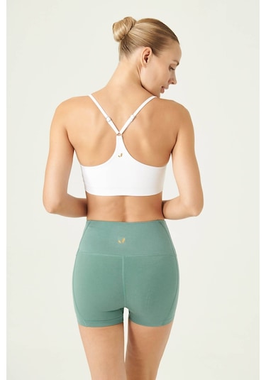 Jerf Aruba Toparlayıcı Mini Şort Natural Yeşil