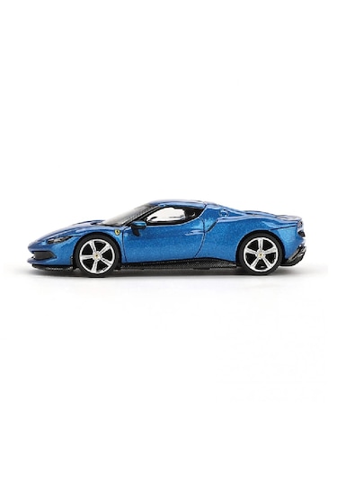 Mini Gt 1/64 Bbr Ferrari 296 Gtb Blu Corsa Bbrfer64004