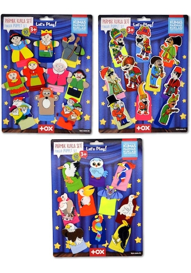 3 Set - 30 Parça Tox Hacivat Karagöz Masal Kahramanları ve Uçan