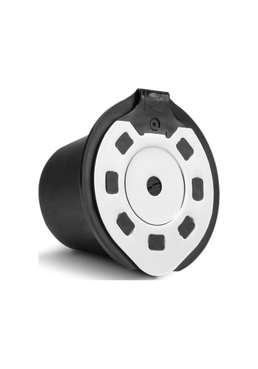 Jeemson Yeniden Kullanılabilir Kahve Kapsülü, Paslanmaz Çelik Ve Kauçuk, Nespresso Uyumlu, Siyah, 27x37mm Diğer