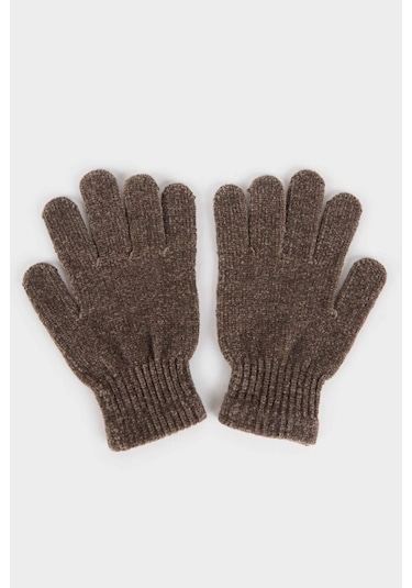 Defacto Kadın Şönil Eldiven F3191ax25wnbg129 Bej