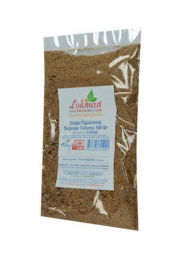 Lokman Doğal Öğütülmüş Süpürge Tohumu 100 G