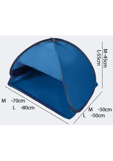 Dolıty Plaj Çadırı Bahçe Güneş Gölgelik Ekran Gölge Uv Koruyucu Gümüş Bez Mavi Çok Renkli