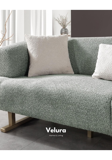 Sahra Üçlü Kanepe & 3'lü Koltuk - Su Yeşili Su Yeşili