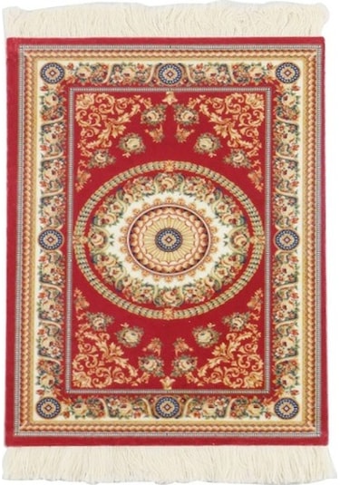 Mini Dokuma Halı Paspas Mouse Pad Retro Tarzı Halı Desenli Kupa Dizüstü Bilgisayar Fare Matı