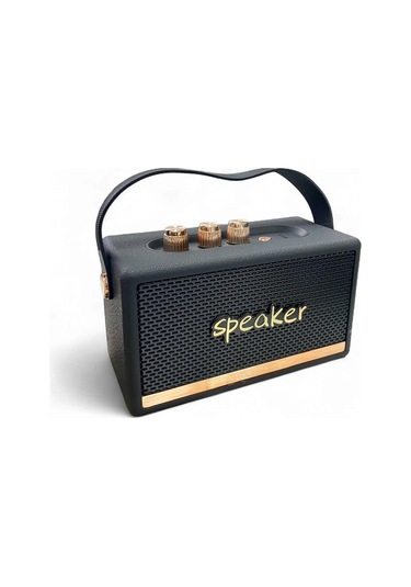 Rose Sp-431 Taşınabilir Şarjlı Bluetooth Hoparlör - Siyah