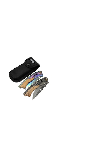 Chris Reeve 2530 Monarch Rainbow Kamp Çakı Bıçak Kahverengi