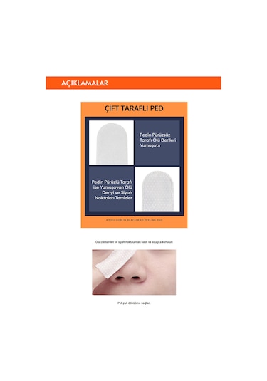 Missha A'PIEU Goblin Blackhead Peeling Pad Siyah Nokta ve Gözenek Temizleyici Peeling Ped