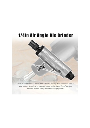 Maiyame Pratik Ve Hızlı Kendin Yap Hava Motoru Taşlama Makinesi, 22000 Rpm, 1/4 İnç, Gümüş Renk
