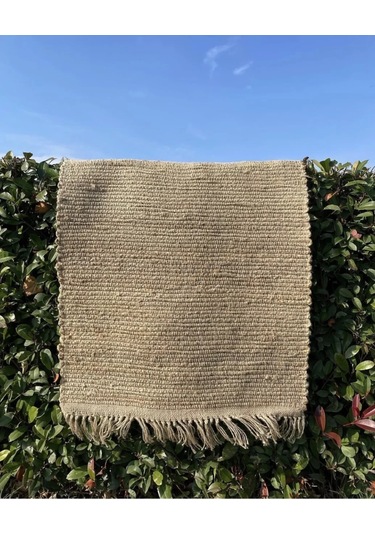 Eko Halı Echo Jüt Ech 02 Natural Dekoratif Jüt Kilim Naturel Bej