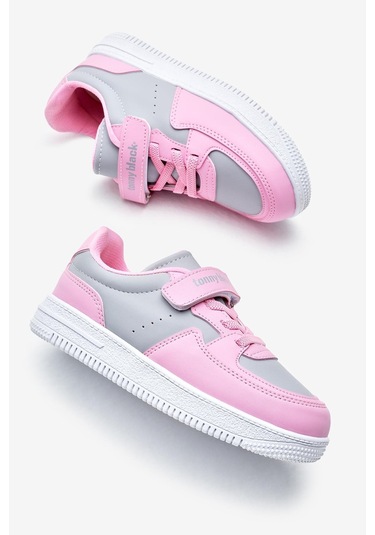Termo Taban Cırtlı Lastik Bağcıklı Çocuk Unisex Buz Pembe Spor Ayakkabı Tbtmkd030 Buz Pembe