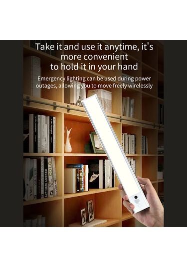 Reedark Akıllı Led Dolap Aydınlatma - Sensörlü, İnce Tasarım, Ayarlanabilir Parlaklık Çok Renkli