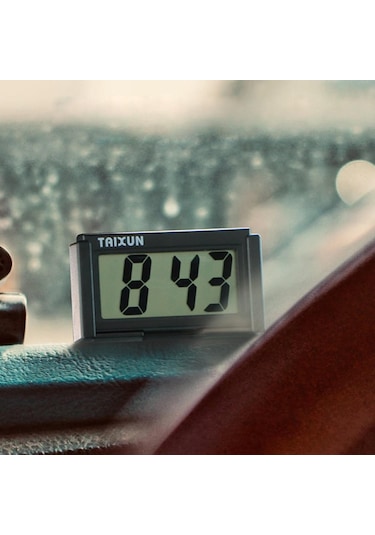 Suntek Mini Araba Saati Kendinden Yapışkanlı Braket Araç