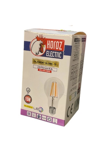 Horoz 001-015-0015 Led Filament Ampul 15w Beyaz Işık E27 Duy