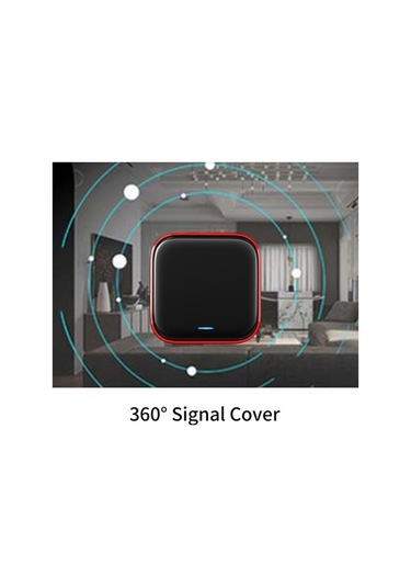 Tongxida Siyah Akıllı Ev Aletleri Kumanda - Tuya İle Kontrol Edilebilir