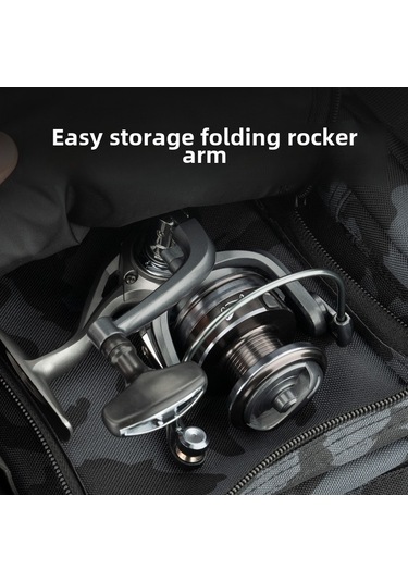 Mufunye Hj Marka Metal Gümüş Balık Makinesi, Uzun Atışlı Spinning Reel, Deniz/nehir Balıkçılığı İçin Dayanıklı Tuzak Aleti Hj6000