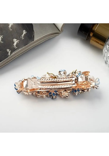 Queen Fair "çiçek Vals" İnci Saç Tokası, 9 Cm 145825267 Açık Mavi