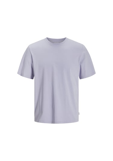 Jack & Jones Erkek Bisiklet Yaka Basic Tişört - Organic - 12156101 Languid Lavender Çok Renkli