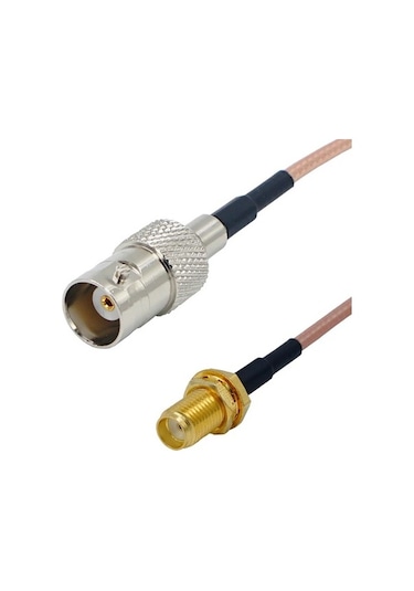 Agoodshop No.8 Tarzı 20 Santimetre Kablo Sma Erkek Fiş Bnc Erkek Düz Konnektör Kablosu Rg316 Rf Jump
