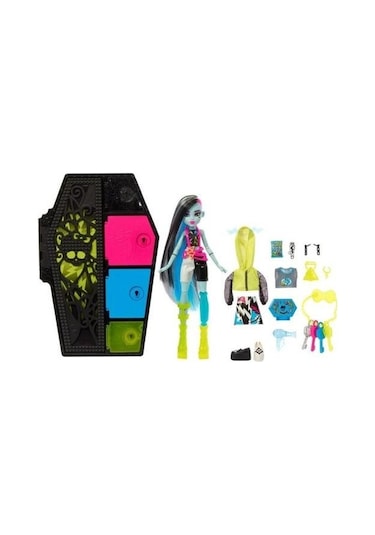 Monster High Neon Frights Bebekler - Frankie Stein HNF79