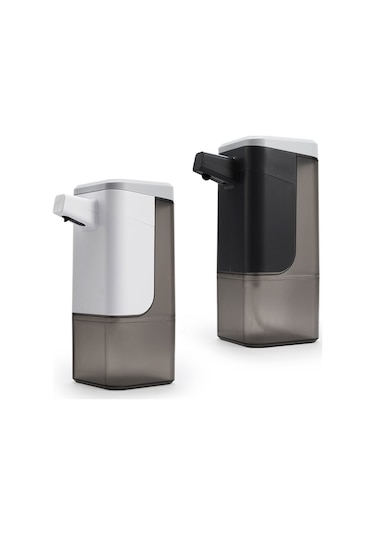 Reedark Otomatik Köpük Sabun Dispanseri - Duvara Monte Veya Masa Üstü Kullanım, 600ml, Pil Dahil Değil, Led Gösterge Beyaz