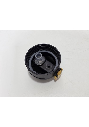 Otomatik Pipetli Su Matarası Yedek Kapağı 57mm Siyah-sarı Çok Renkli