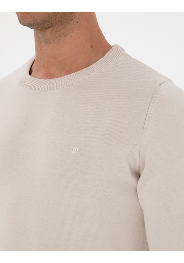 Pierre Cardin Erkek Krem Kazak /triko 50315509-vr071 Krem