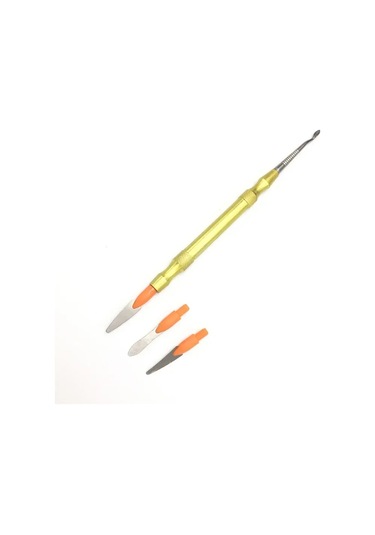 Diş Hekimi Heykel Bıçak Balmumu Oyma Aletleri Spatula Bıçak Diş Laboratuvarı Araçları Mavi