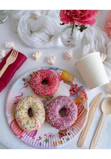 Albeta Hazırlık İçin Tek Kullanımlık Kağıt Tabaklar 50 Adet, 23 Cm 189611982 100 adet