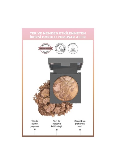 Alix Avien Allık - Baked Blush 104 Dazzling Chocolate